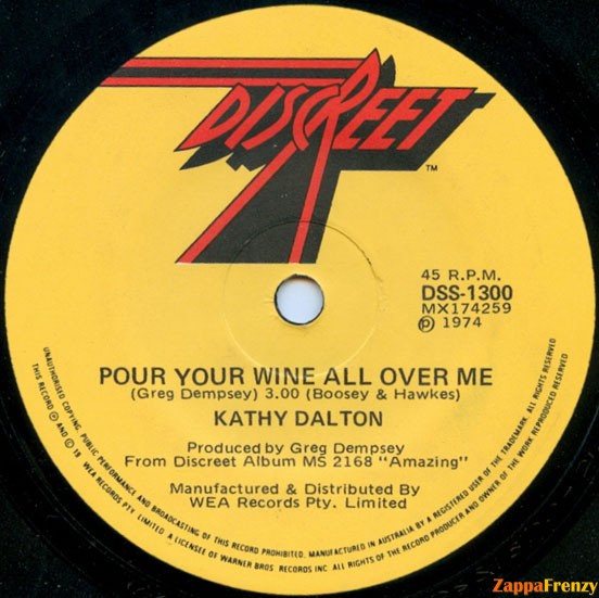 Pour Your Wine All Over Me